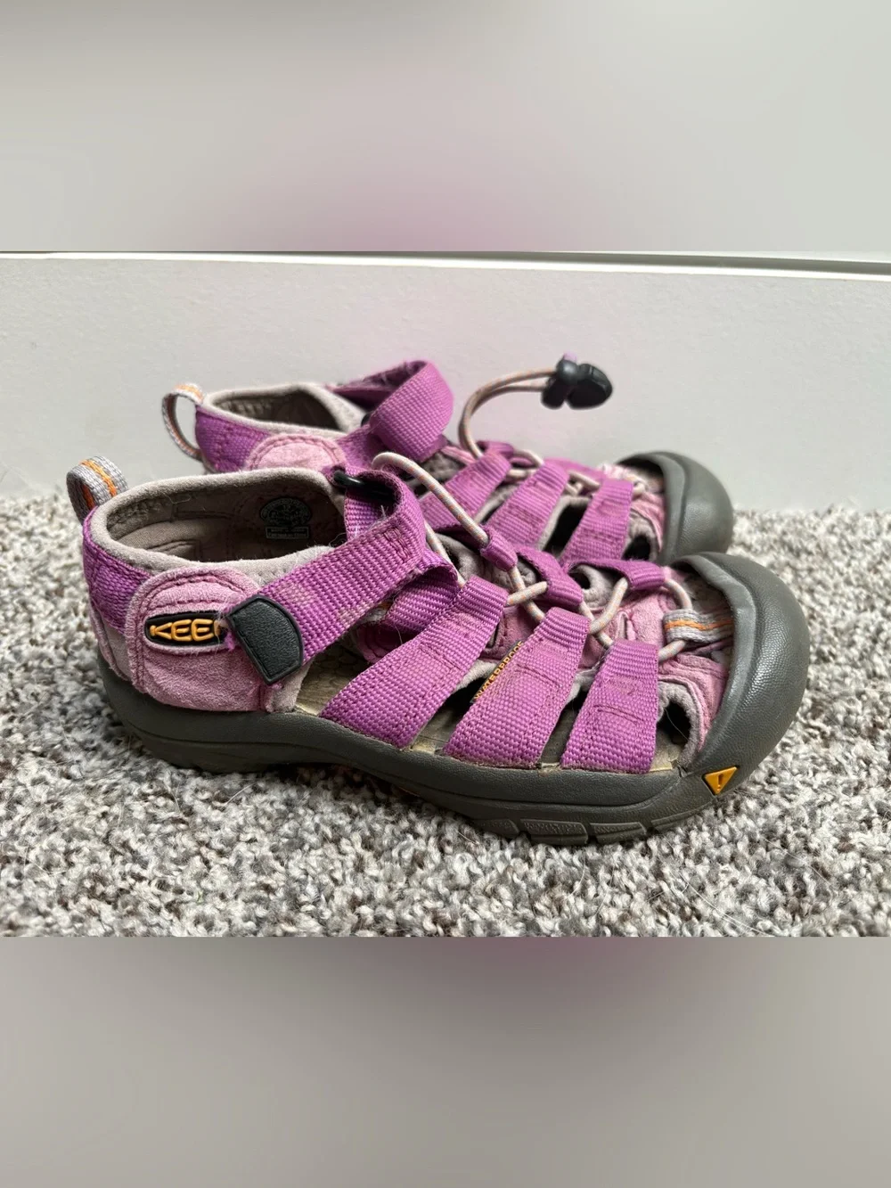 KEEN Waterproof Hiking Sandals Kids' Purple Closed-Toe Sandals Size 13c